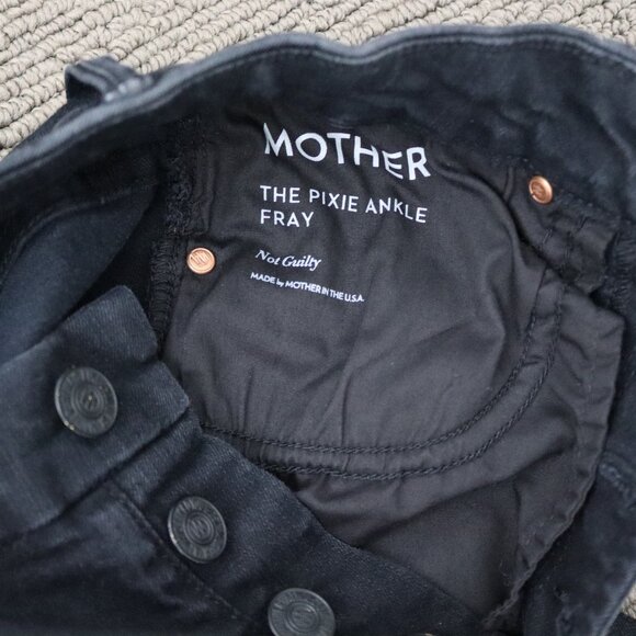 MOTHER Pixie Ankle Fray Jean - Not Guilty Size 25 - Picture 10 of 11